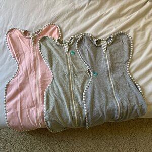 3 small Love to Dream swaddles